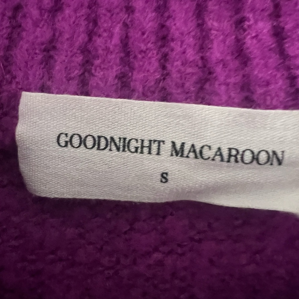 Goodnight macaroon hot pink sweater